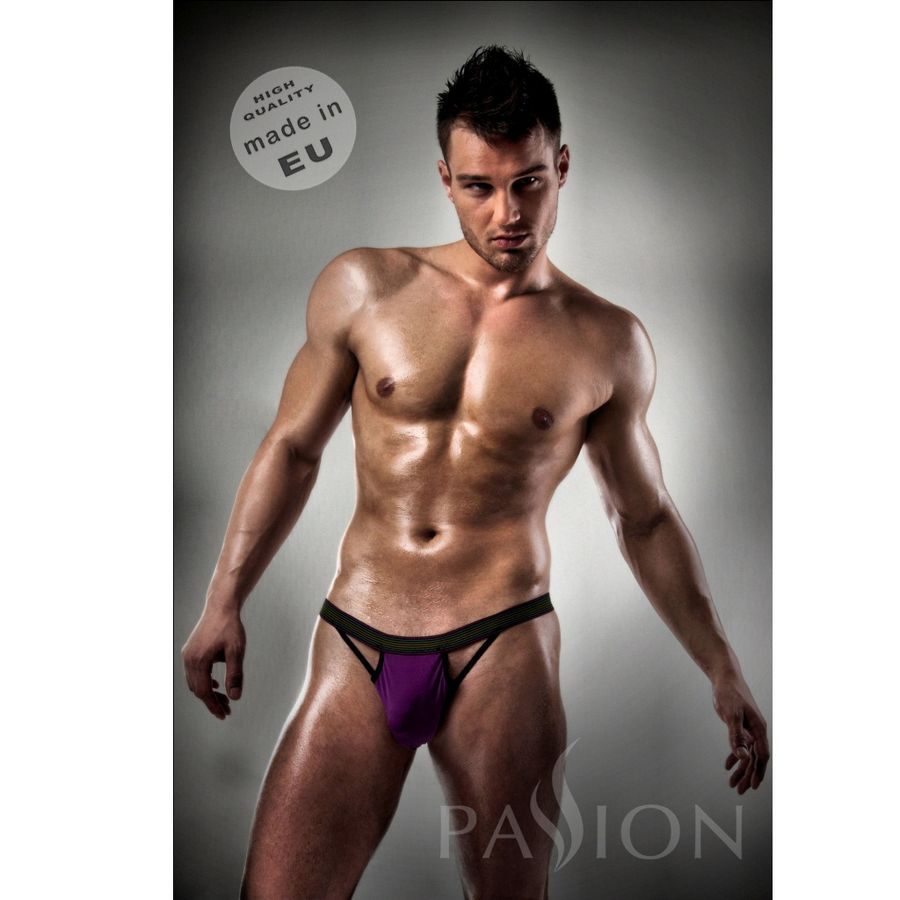 PASSION KOMPLET MEN LINGERIE LILA KLAR S / M.