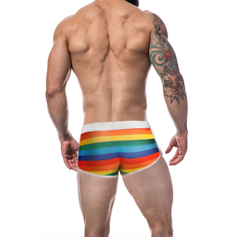 CUT4MEN – BOXERHOSE REGENBOGEN M