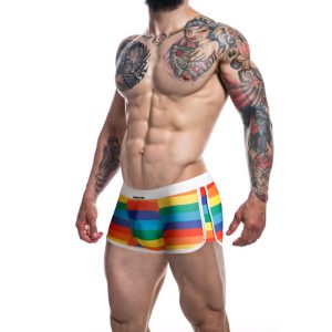 CUT4MEN - BOXERKOFFER REGENBOGEN XL