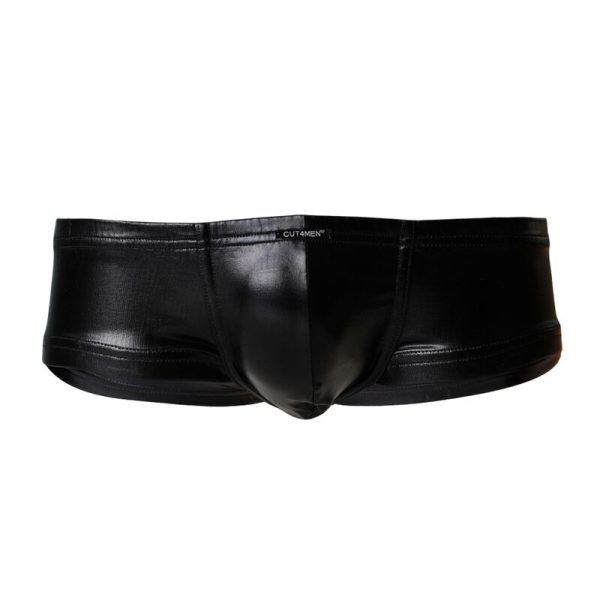 CUT4MEN - BOOTY SHORTS SCHWARZES KUNSTSTOFF XL – Bild 3