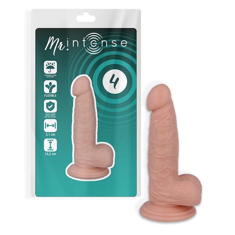MR INTENSE 4 REALISTIC PENIS 16.2 -OR- 3.1CM