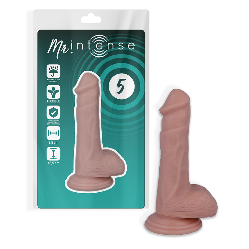 MR INTENSE 5 REALISTIC PENIS 16.5 -OR- 3.5CM