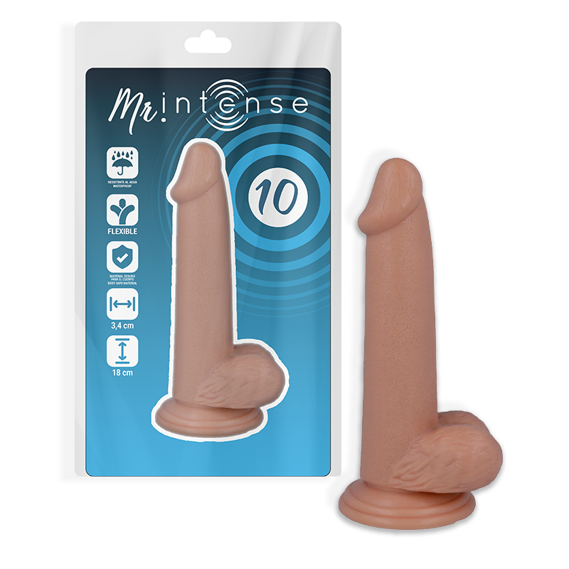 MR INTENSE 10 REALISTIC PENIS 18 -O- 3.4CM
