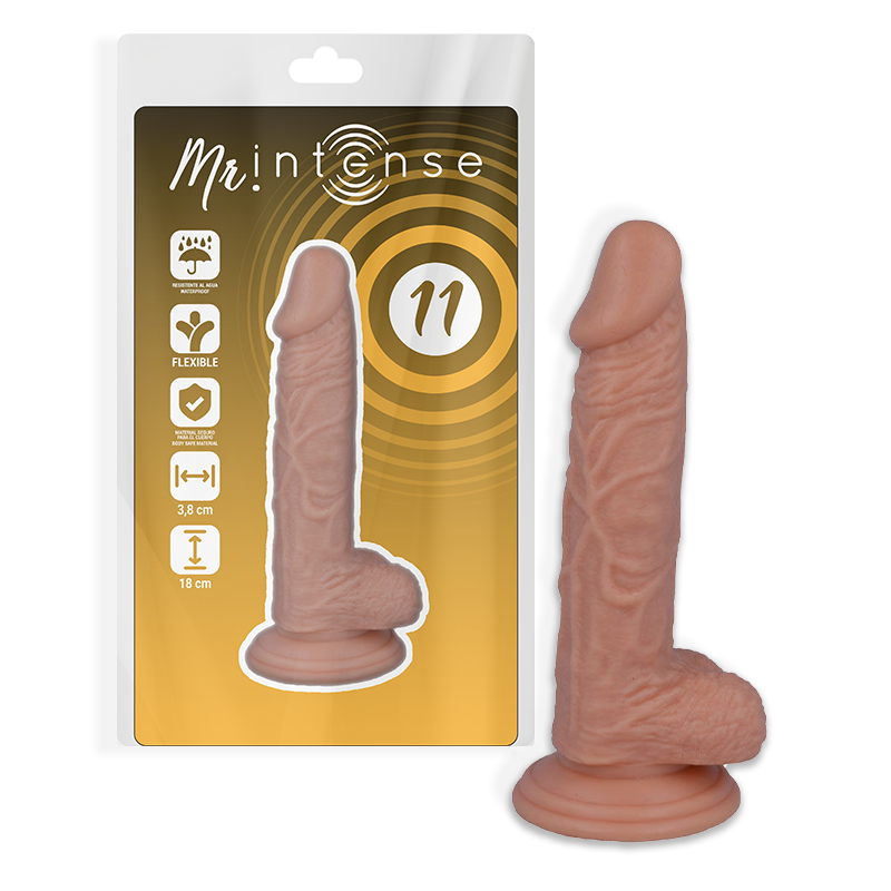 MR INTENSE 11 REALISTIC PENIS 18 -O- 3.8CM