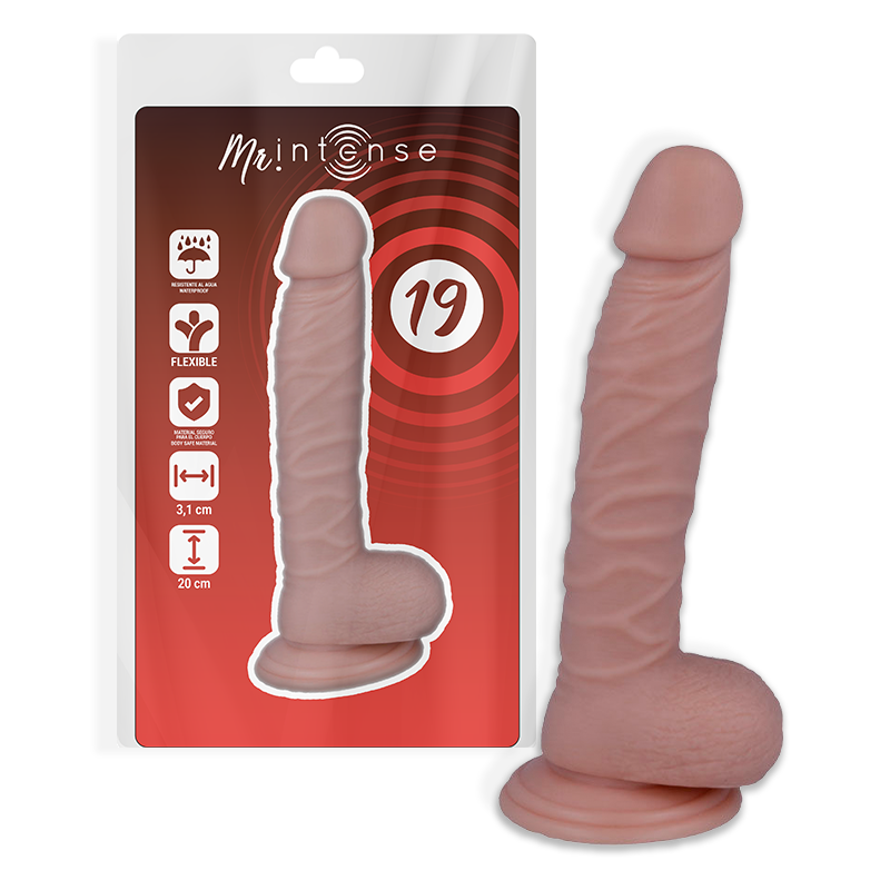 MR INTENSE 19 REALISTIC PENIS 20 -O- 3.1CM