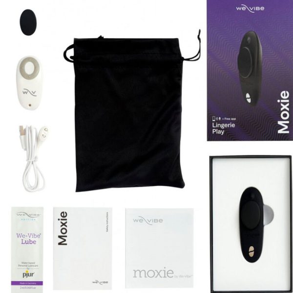 WE-VIBE - MOXIE + KLITORALER VIBRATOR SATINSCHWARZ – Bild 4