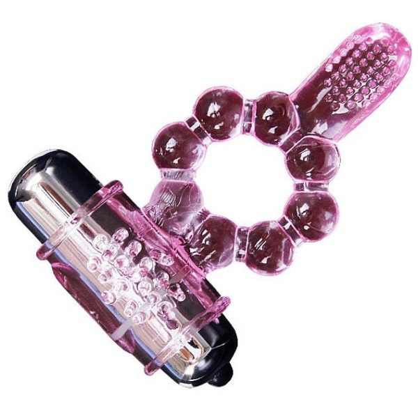 ANILLO SILICONA 10 RITMOS  LENGUA CON VIBRACION ROSA – Bild 5