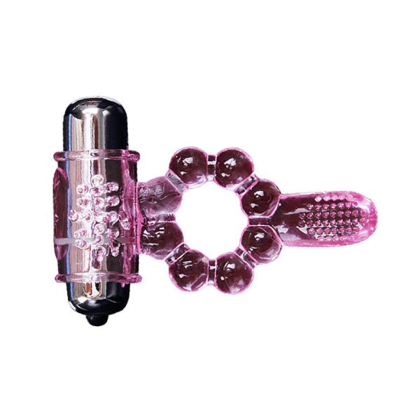 ANILLO SILICONA 10 RITMOS  LENGUA CON VIBRACION ROSA – Bild 6
