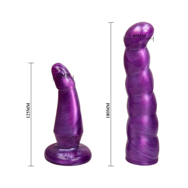ARNES ANAL Y VAGINAL FEMENINO LILA PUNTO G 17CM – Bild 7