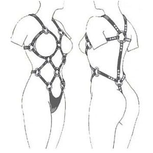 DAMEN MIT mutigem Styling aus Leder