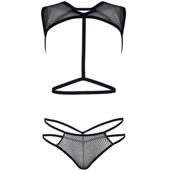 LEG AVENUE NETZKÖRPERGURT UND G-STRING 81538 ? EINE GRÖSSE – Bild 3