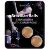 SECRETPLAY BRASILIANISCHE KUGEL-SET ERDBEER UND CHAMPAGNER