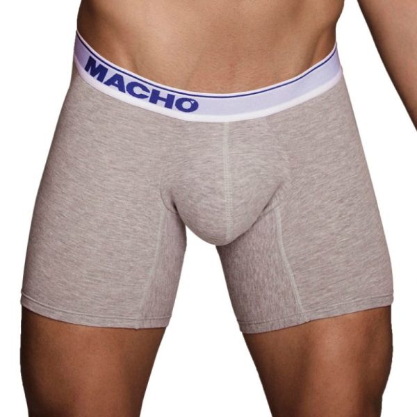 MÄNNLICH - MC087 GRAU LANGE BOXER GRÖSSE S. – Bild 4