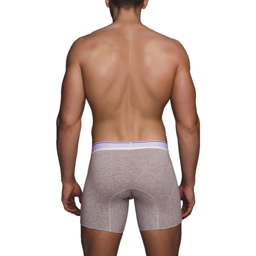 MÄNNLICH – MC087 GRAU LANGE BOXER GRÖSSE S.