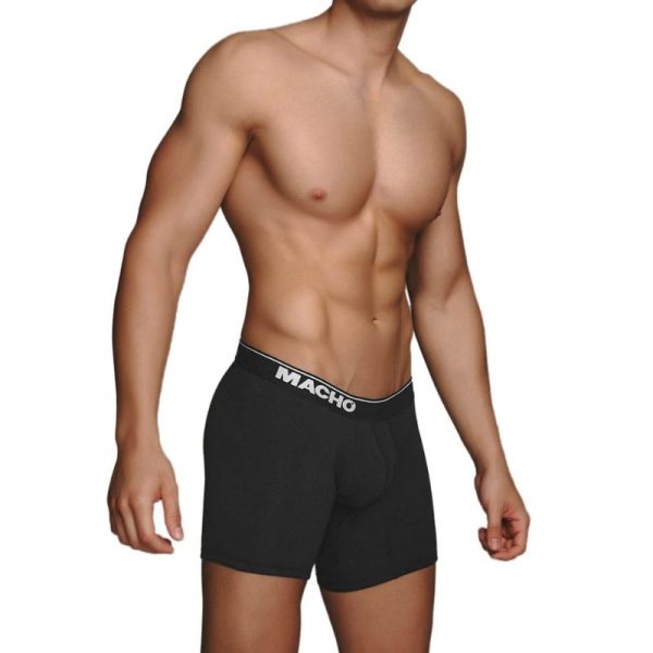 MÄNNLICH - MC087 SCHWARZ LANG BOXER GRÖSSE S. – Bild 3