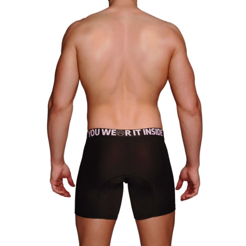 MÄNNLICH – MS077 SCHWARZ LANG SPORT BOXER GRÖSSE S.