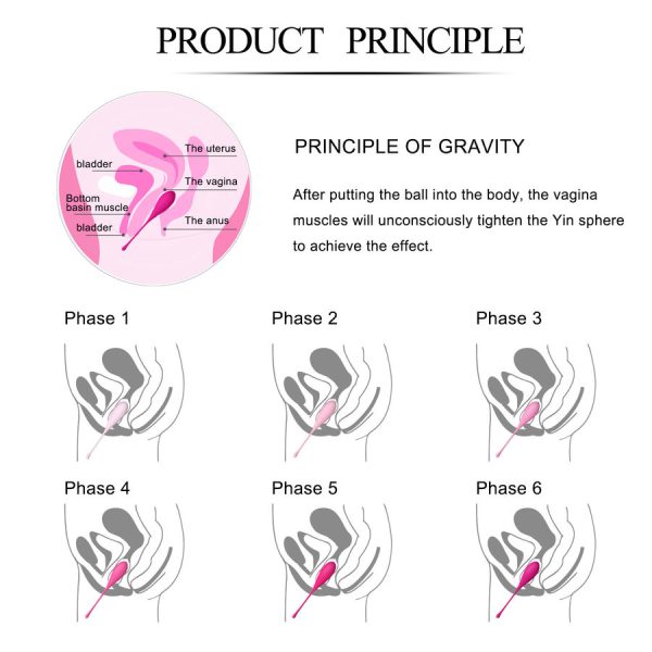 LESLIE KEGEL FIT PELVIC MUSCLE TRAINING SET 6 STÜCKE – Bild 13