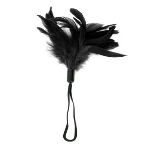 FLUFFER TICKLER SCHWARZE SPORTBLÄTTER