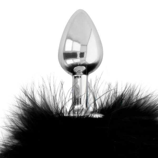 DARKNESS EXTRA FEEL BUNNY TAIL BUTTPLUG  7CM – Bild 3
