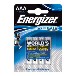 ENERGIZER ULTIMATE LITHIUM LITHIUM BATTERIE AAA L92 LR03 1,5V BLISTER * 4